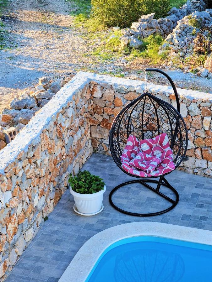 Anas Lagoon Holiday House With Pool At Azure Beach Дрвеник-Мали Экстерьер фото