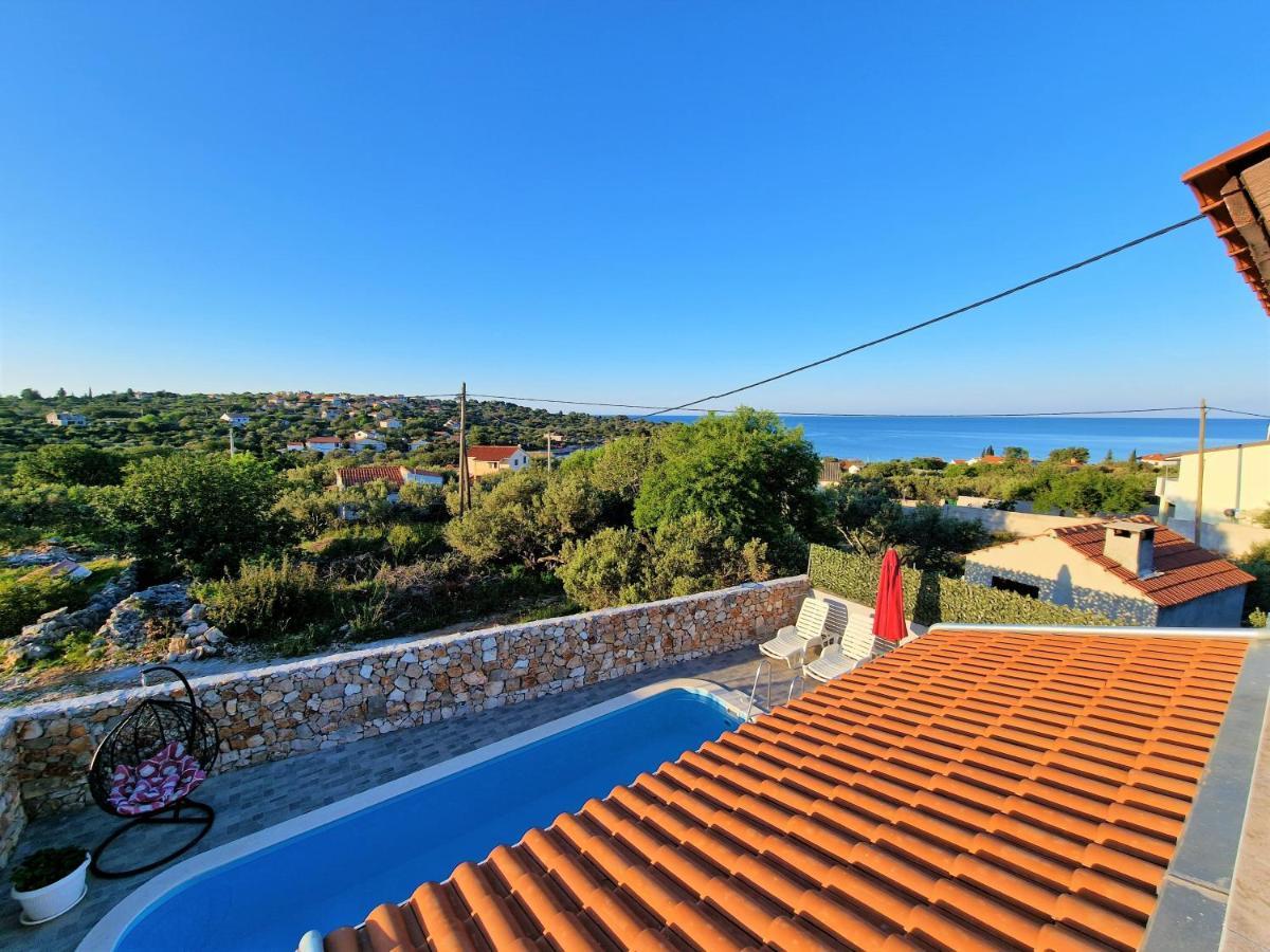 Anas Lagoon Holiday House With Pool At Azure Beach Дрвеник-Мали Экстерьер фото